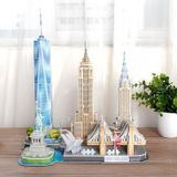  Mô Hình Giấy 3D Lắp Ráp CubicFun New York Cityline (123 mảnh) MC255h - PP030 
