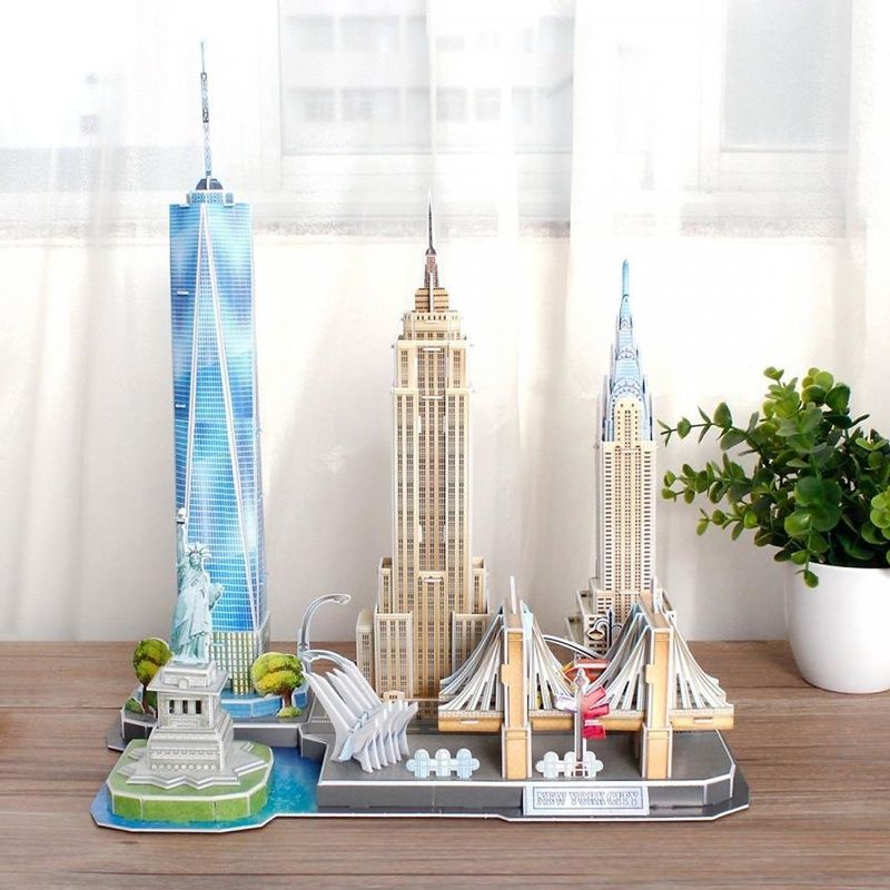  Mô Hình Giấy 3D Lắp Ráp CubicFun New York Cityline MC255h (123 mảnh) - PP030 