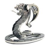  Mô Hình Kim Loại Lắp Ráp 3D Steel Warcraft Con Rắn (27 mảnh, Màu Bạc Đen, Snake) - SW048 