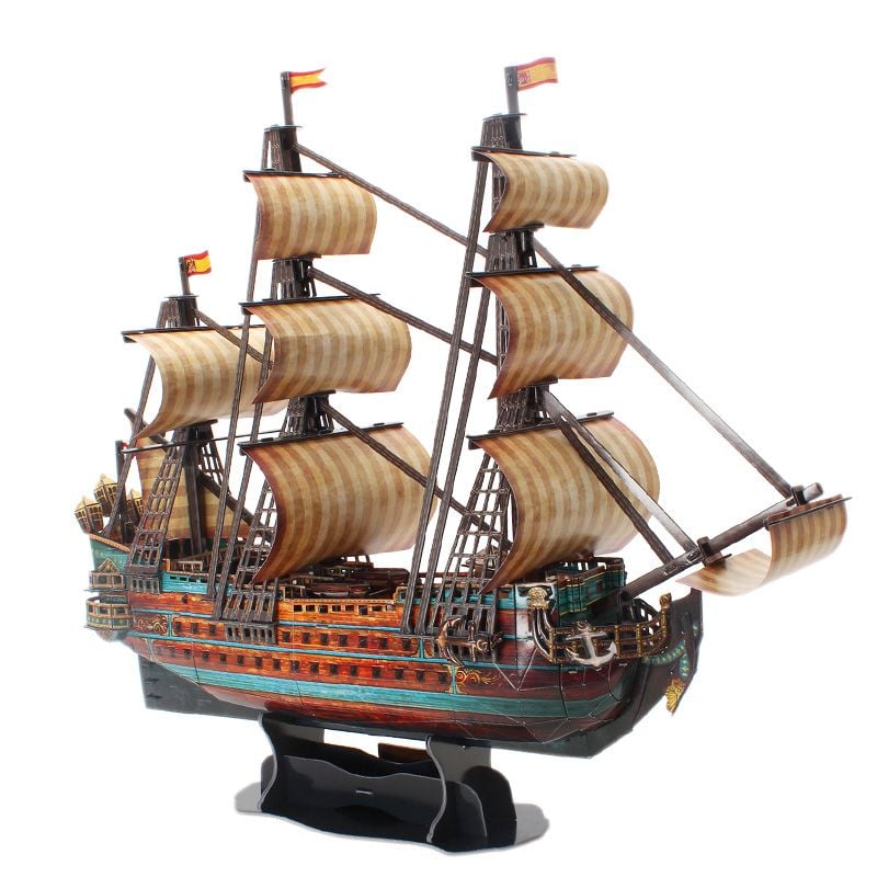 Mô Hình Giấy 3D Lắp Ráp CubicFun Thuyền San Felipe (248 mảnh) T4017h - PP047 
