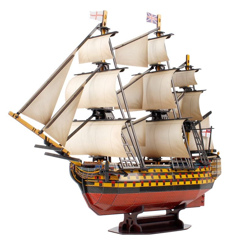  Mô Hình Giấy 3D Lắp Ráp CubicFun Thuyền HMS Victory (189 mảnh) T4019h - PP048 