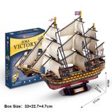  Mô Hình Giấy 3D Lắp Ráp CubicFun Thuyền HMS Victory (189 mảnh) T4019h - PP048 