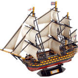  Mô Hình Giấy 3D Lắp Ráp CubicFun Thuyền HMS Victory (189 mảnh) T4019h - PP048 