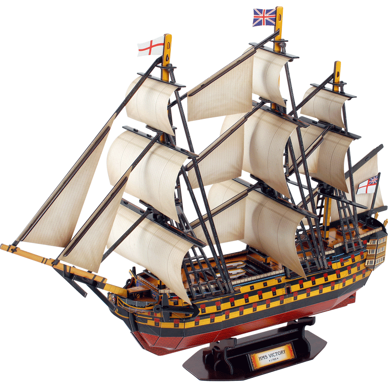  Mô Hình Giấy 3D Lắp Ráp CubicFun Thuyền HMS Victory (189 mảnh) T4019h - PP048 