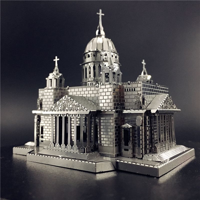  Mô Hình Kim Loại Lắp Ráp 3D Metal Works Nhà Thờ Chính Tòa Thánh Isaac – MP245 