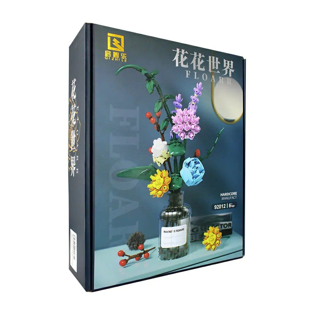  Mô Hình Nhựa 3D Lắp Ráp QiZhiLe Lọ Hoa Ban Mai (400 mảnh, Flower Vase) 92012 - LG0158 