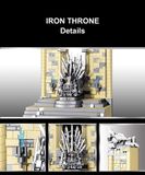  Mô Hình Nhựa 3D Lắp Ráp 18K Super Ngôi Báu Sắt Iron Throne K130 (1146 mảnh) - LG0072 