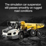  Mô Hình Nhựa 3D Lắp Ráp CaDA Xe Tải Tự Đổ 1:17 (3358 mảnh, Dump Truck, có motor) C61054 - LG0155 