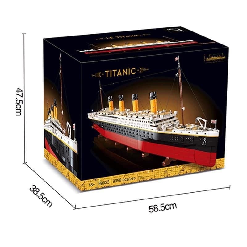  Mô Hình Nhựa 3D Lắp Ráp OEM Tàu Titanic 1:200 (9090 mảnh, The Titanic) 10249 - LG0165 