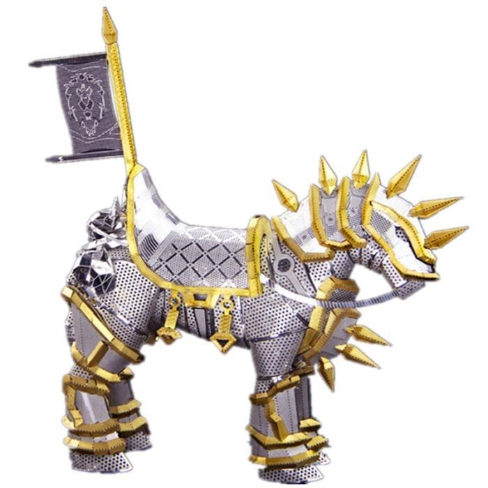  Mô Hình Kim Loại Lắp Ráp 3D Picture Kingdom Warcraft Vicious War Horse Steed - MP751 