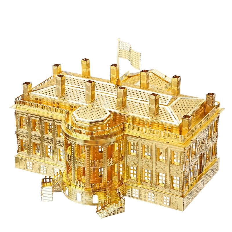  Mô Hình Kim Loại Lắp Ráp 3D Piececool Nhà Trắng (White House) HP010-G – MP140 