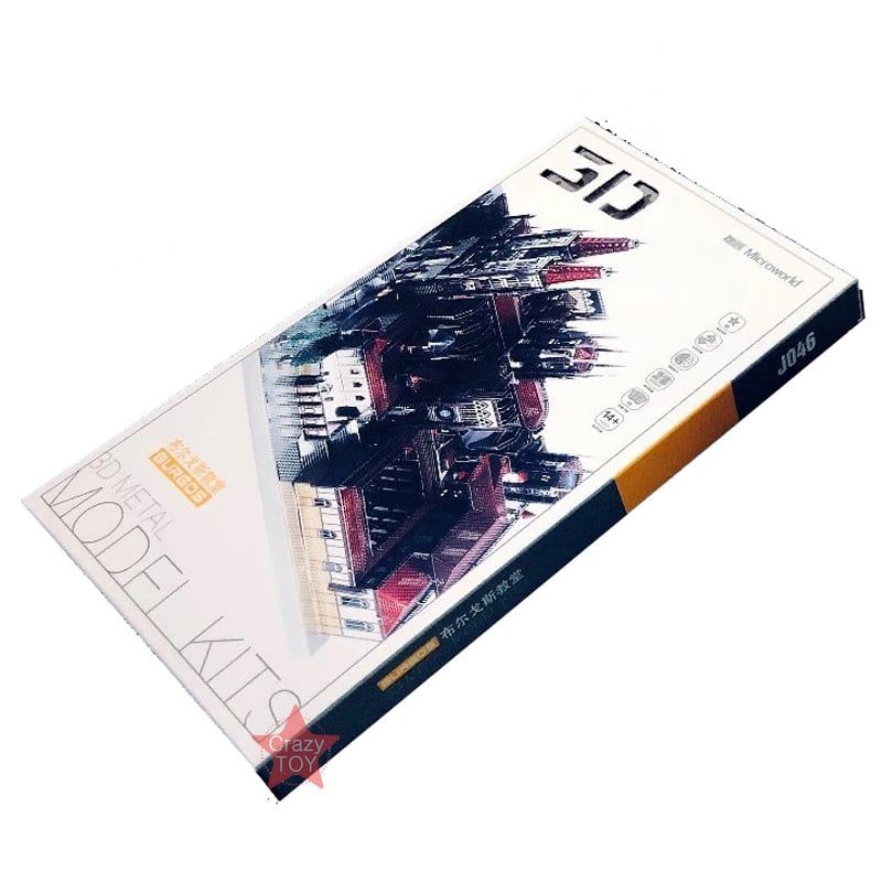  Mô Hình Kim Loại Lắp Ráp 3D Microworld Nhà Thờ Chính Tòa (229 mảnh, Burgos) J046 – MP525 
