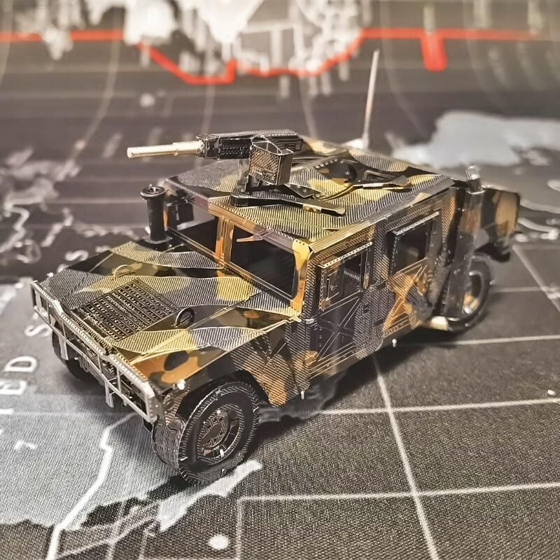  Mô Hình Kim Loại 3D Lắp Ráp Metal Head Xe Humvee (78 mảnh, Nhiều Màu) – MP1050 