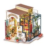  Mô Hình Gỗ 3D Lắp Ráp ROBOTIME DIY Dollhouse Nhà Tí Hon (400 mảnh, Emily's Flower Shop) DG145 – WP049 