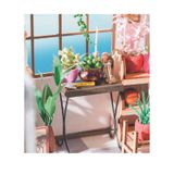  Mô Hình Gỗ 3D Lắp Ráp ROBOTIME DIY Dollhouse Nhà Tí Hon (400 mảnh, Emily's Flower Shop) DG145 – WP049 