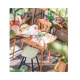  Mô Hình Gỗ 3D Lắp Ráp ROBOTIME DIY Dollhouse Nhà Tí Hon (400 mảnh, Emily's Flower Shop) DG145 – WP049 