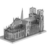  Mô Hình Kim Loại Lắp Ráp 3D Piececool Nhà Thờ Đức Bà (114 mảnh, Notre Dame De Paris) P016-S – MP384 