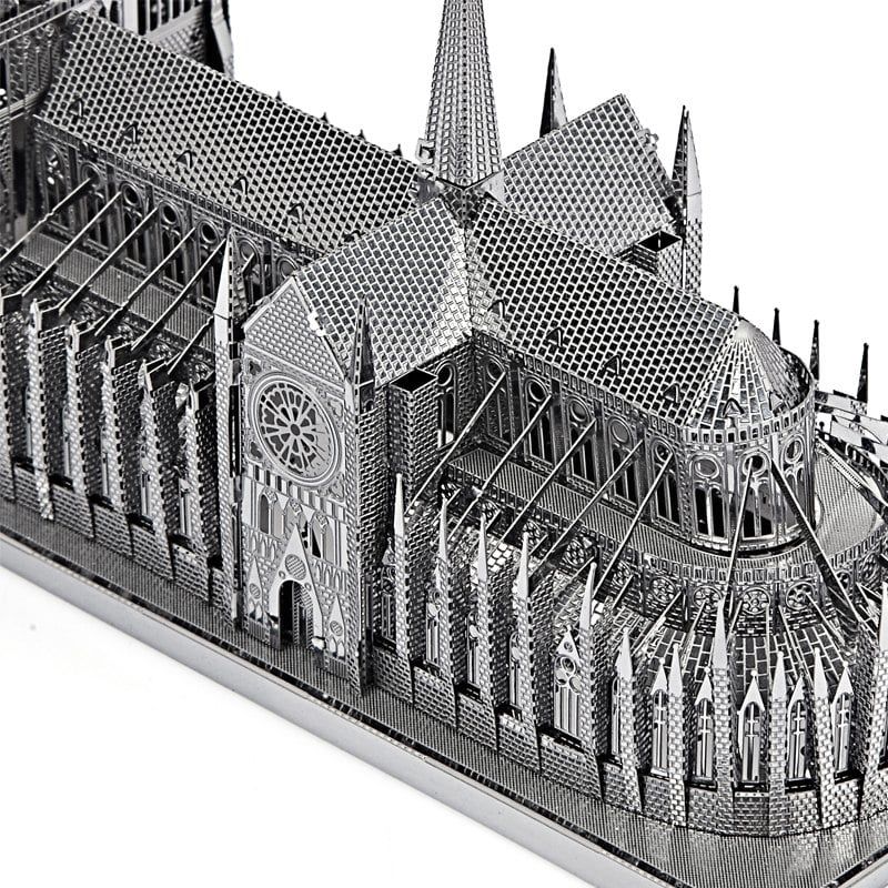  Mô Hình Kim Loại Lắp Ráp 3D Piececool Nhà Thờ Đức Bà (114 mảnh, Notre Dame De Paris) P016-S – MP384 