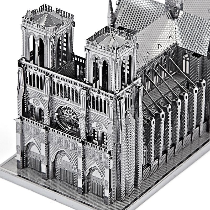  Mô Hình Kim Loại Lắp Ráp 3D Piececool Nhà Thờ Đức Bà (114 mảnh, Notre Dame De Paris) P016-S – MP384 