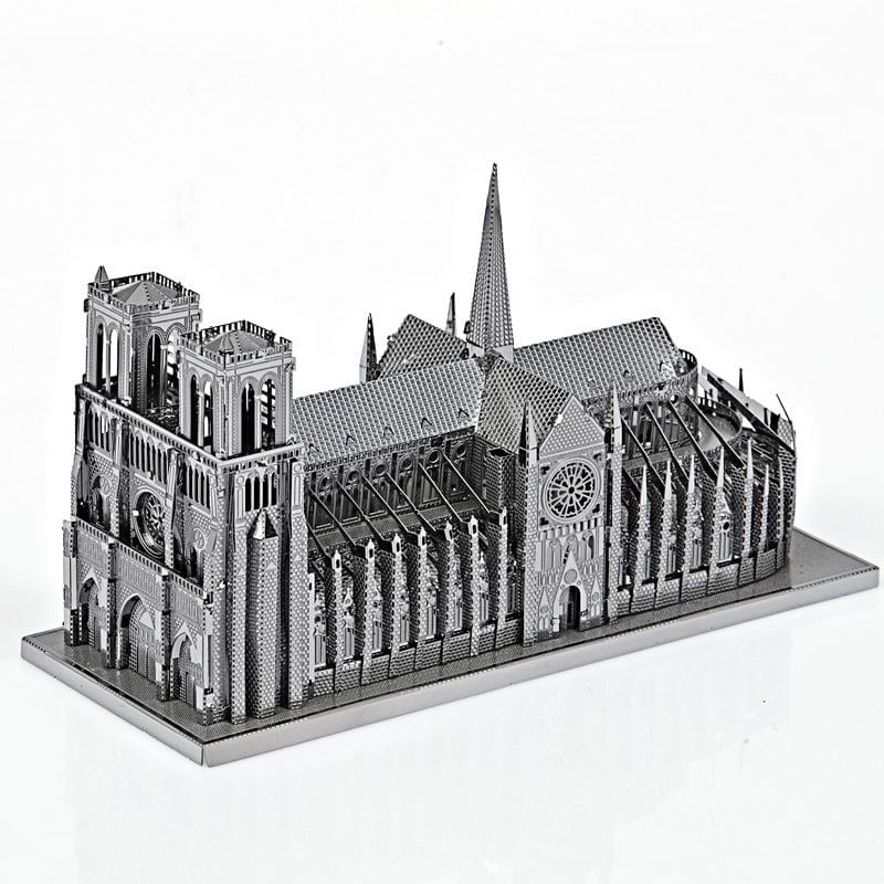  Mô Hình Kim Loại Lắp Ráp 3D Piececool Nhà Thờ Đức Bà (114 mảnh, Notre Dame De Paris) P016-S – MP384 