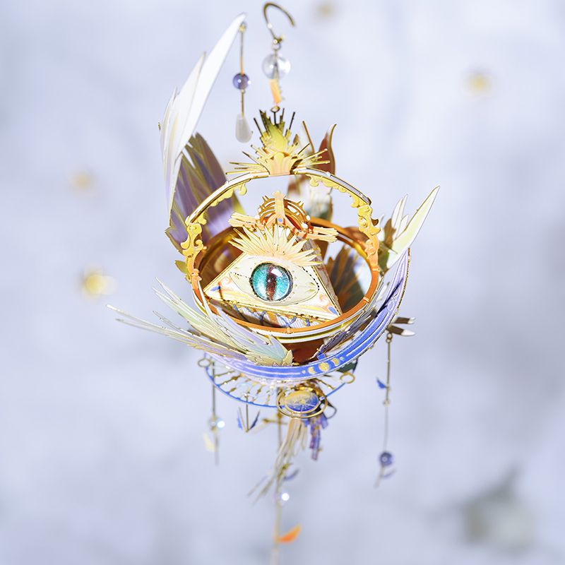  Mô Hình Kim Loại Lắp Ráp 3D MU Con Mắt Của Thần Mặt Trời (57 mảnh, Eye of God-Eye of Providence) YM-N157-C – MP1247 