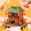  Mô Hình Kim Loại Lắp Ráp 3D MU Tửu Lầu (79 mảnh, Không LED, Town-Zuxiao Tavern) YM-N079-A – MP610 