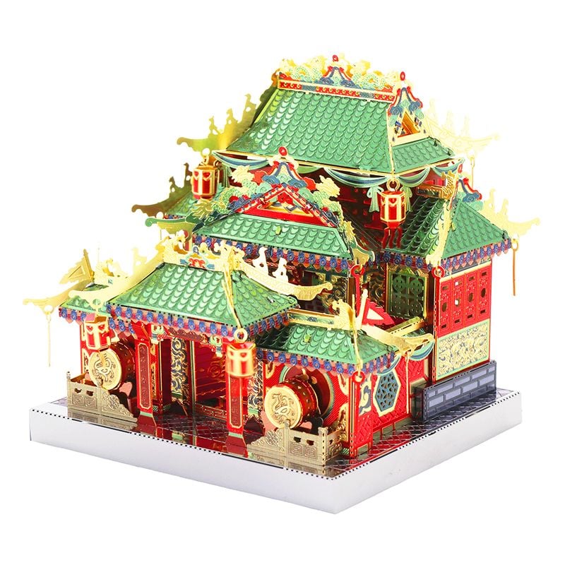  Mô Hình Kim Loại Lắp Ráp 3D MU Tinh Võ Môn (79 mảnh, Không LED, School of Chinese Gongfu) YM-N079-D – MP735 