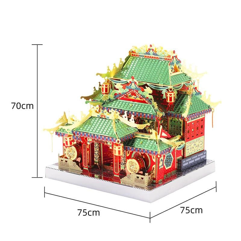 Mô Hình Kim Loại Lắp Ráp 3D MU Tinh Võ Môn (79 mảnh, Không LED, School of Chinese Gongfu) YM-N079-D – MP735 