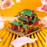  Mô Hình Kim Loại Lắp Ráp 3D MU Tinh Võ Môn (79 mảnh, Không LED, School of Chinese Gongfu) YM-N079-D – MP735 