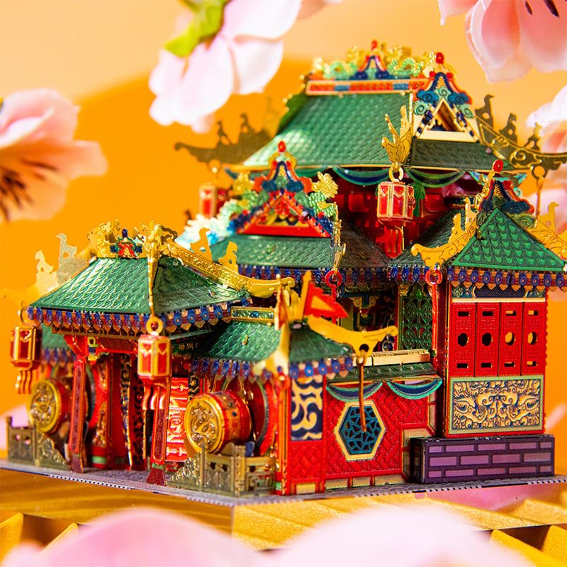  Mô Hình Kim Loại Lắp Ráp 3D MU Tinh Võ Môn (79 mảnh, Không LED, School of Chinese Gongfu) YM-N079-D – MP735 
