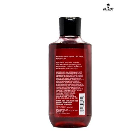  Sữa Tắm - Gội - Sữa Rửa Mặt 3in1 Bath & Body Works Single Barrel Bourbon Men’s Collection 295ml 