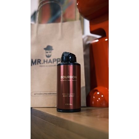  Xịt Toàn Thân Bath & Body Works Bourbon Body Spray 