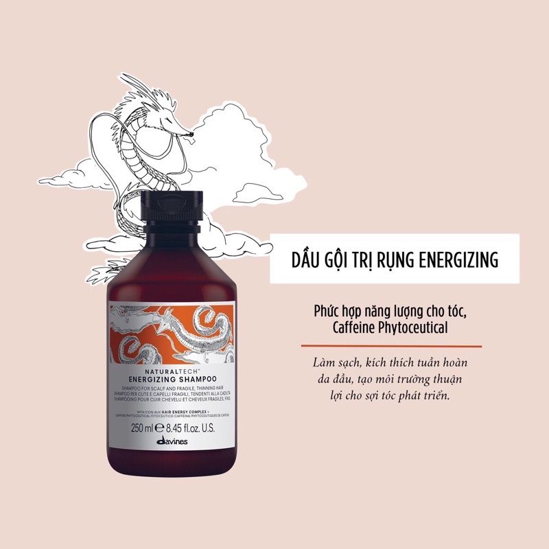  Dầu gội ngừa rụng tóc Davines Energizing Shampoo 