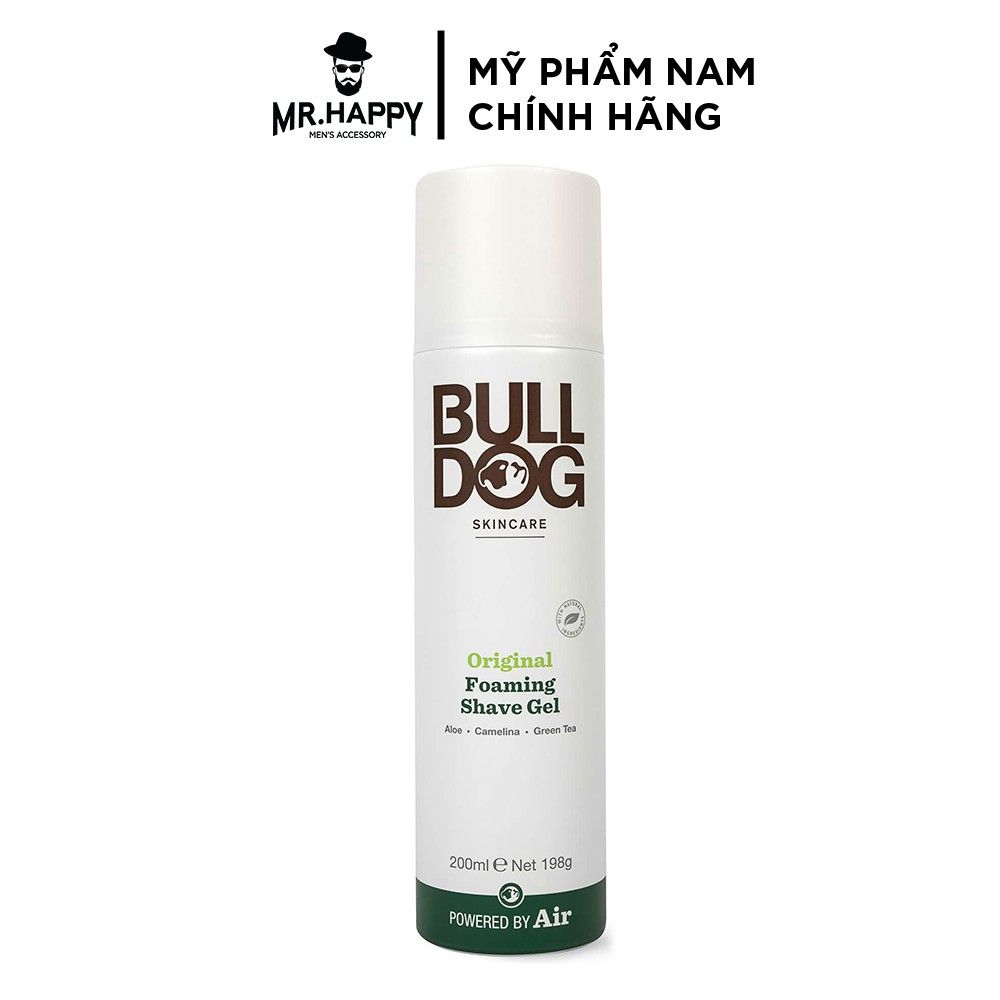  Bọt cạo râu Bulldog Original Foaming Shave Gel 200ml 