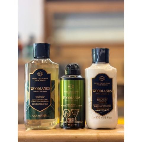  Set 3 Bath & Body Works Woodlands 