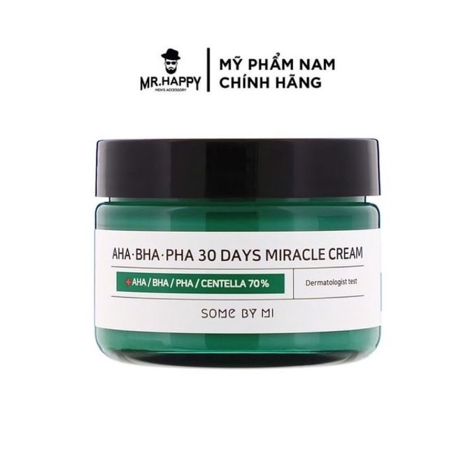  Kem dưỡng da giảm mụn Some by mi AHA-BHA- PHA 30 days Miracle Cream 