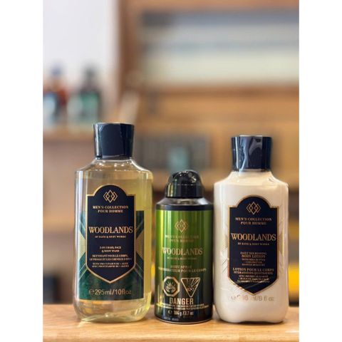  Set 3 Bath & Body Works Woodlands 