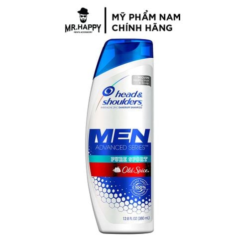  Dầu gội & xả sạch gàu Head & Shoulders 2IN1 Men Advanced Series Pure Sport Old Spice 370ml 