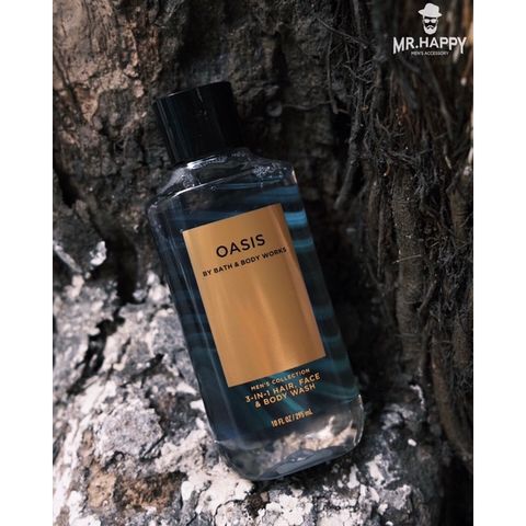  Sữa Tắm - Gội - Sữa Rửa Mặt 3in1 Bath & Body Works Oasis Men’s Collection 295ml 