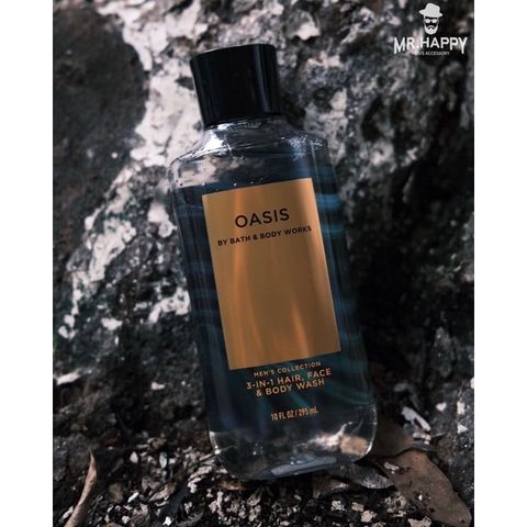  Sữa Tắm - Gội - Sữa Rửa Mặt 3in1 Bath & Body Works Oasis Men’s Collection 295ml 