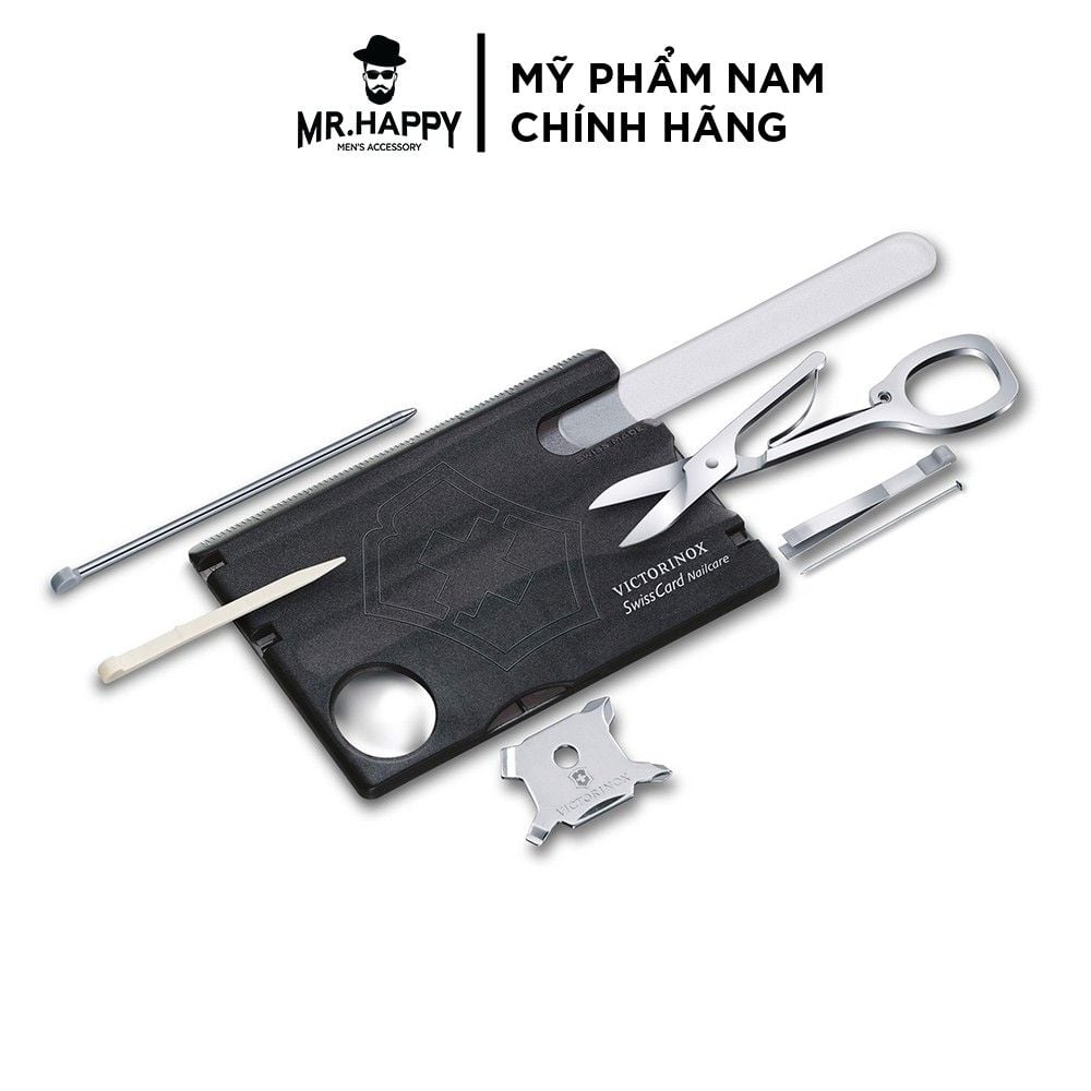  Bộ dụng cụ móng Victorinox Swisscard Nailcare Đen 0.7240.T3 