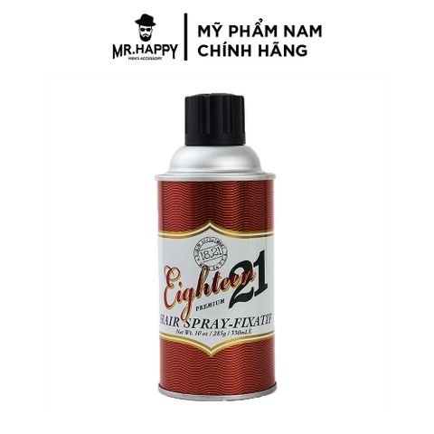  Gôm xịt tóc cao cấp 18.21 Man Made Premium Hair Spray 296ml hương nước hoa Tobacco 