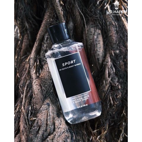  Sữa Tắm - Gội - Sữa Rửa Mặt 3in1 Bath & Body Works Sport Men’s Collection 295ml 