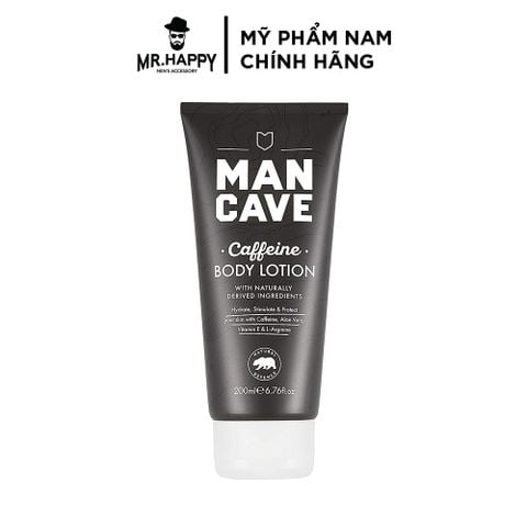  Dưỡng Da Toàn Thân ManCave Caffeine Body Lotion 200ml 