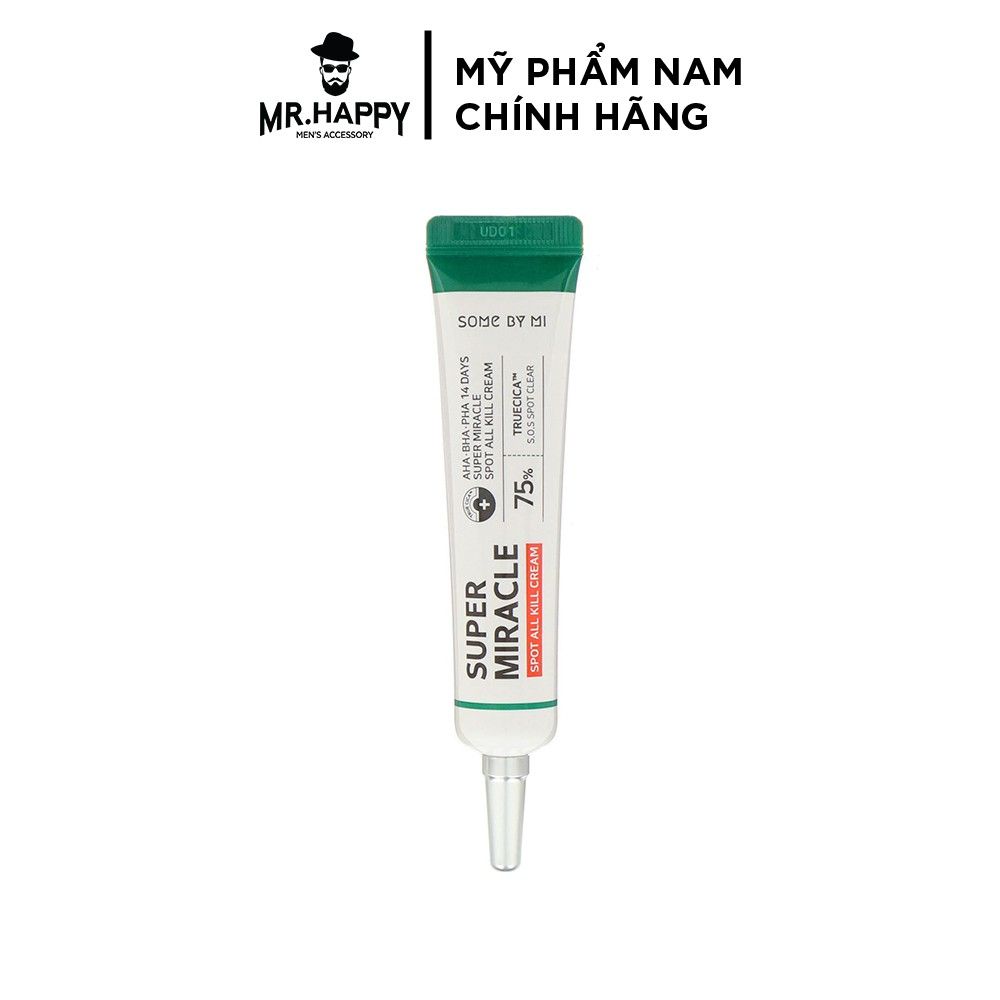  Kem Chấm Mụn Some By Mi Super Miracle Spot All Kill Cream Ngừa Mụn  30ml 