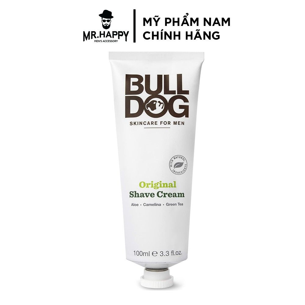  Kem cạo râu Bulldog Original Shave Cream 100ml 