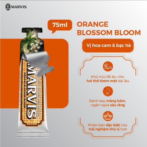  Kem Đánh Răng Marvis Orange Blossom Bloom 