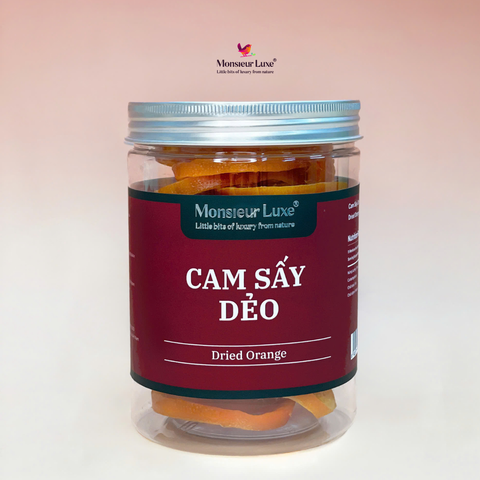  Monsieur Luxe Cam Sấy Dẻo - Dried Orange - 220g 