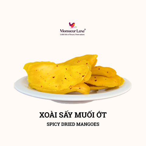  Monsieur Luxe Xoài Sấy Muối Ớt - Spicy Dried Mango - 220g 