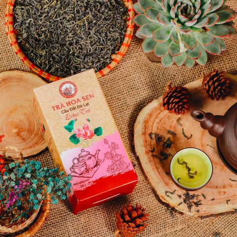  Trà sen hộp ( 250gr) - lotus tea 